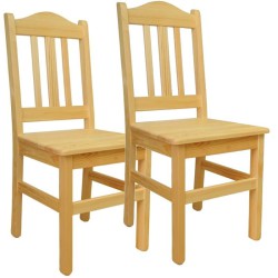 Krzesło sosnowe BURON - komplet