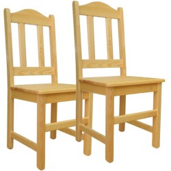 Krzesło sosnowe TAPUR - komplet