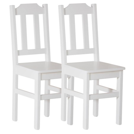 Krzesło sosnowe PUNO białe - komplet