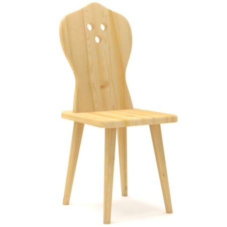 Krzesło sosnowe zydel OCZKA