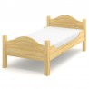 Łóżko sosnowe Delta Plus (wysokość +10 cm)