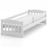 Białe łóżko dziecięce Maja 80x180 cm