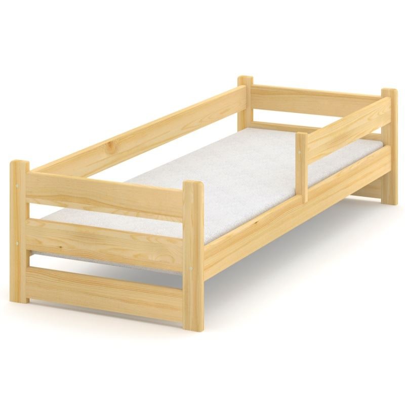 Drewniane łóżko dziecięce Lili Plus 80x160 cm.