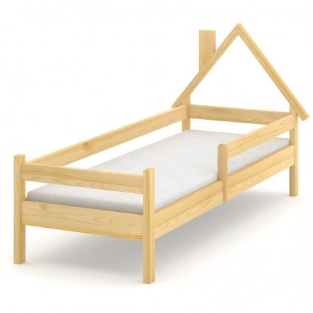 Drewniane łóżko dziecięce Domek