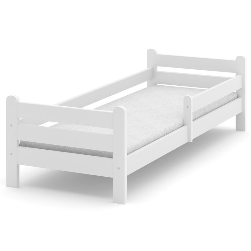Białe łóżko dziecięce Ernest 80x160 cm