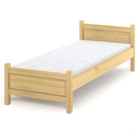Łóżko sosnowe Beta Plus (wysokość +10 cm)