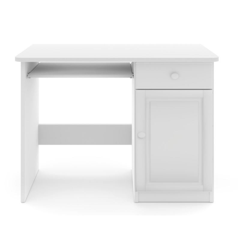 Białe biurko sosnowe B02