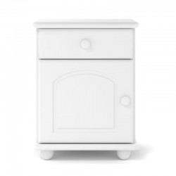 Biała szafka nocna sosnowa SN02 42x55x35 cm