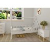 Białe łóżko dziecięce Domek 80x180 cm