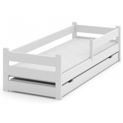 Białe łóżko dziecięce Lili Plus 80x180 cm