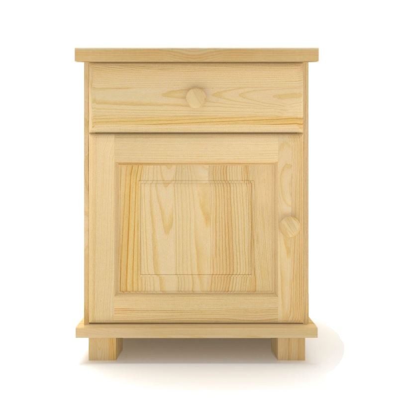 Szafka nocna sosnowa SN01-K 42x55x35 cm