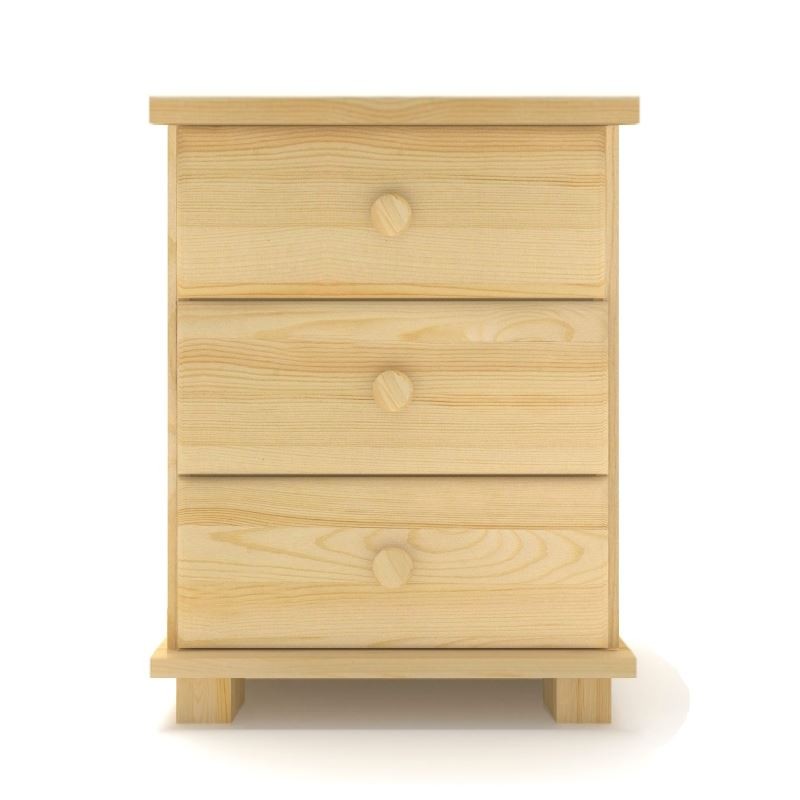 Szafka nocna sosnowa SN04-K 42x55x35 cm
