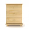 Szafka nocna sosnowa SN04-K 42x55x35 cm