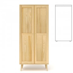 Szafa sosnowa S2N2 79x204x60 cm