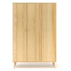 Szafa sosnowa S3N1 117/135x204x60 cm