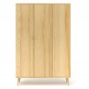 Szafa sosnowa S3N1 117/135x204x60 cm