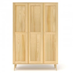 Szafa sosnowa S3N2 117/135x204x60 cm