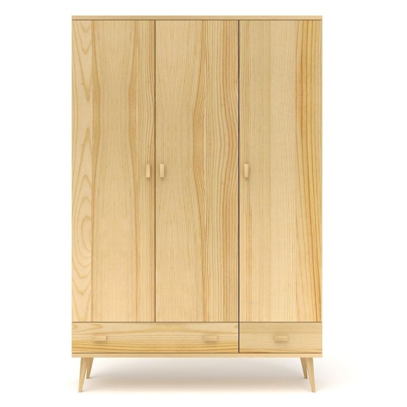 Szafa sosnowa S3N+1 117/135x204x60 cm