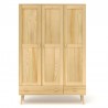 Szafa sosnowa S3N+2 117/135x204x60 cm