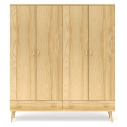 Szafa sosnowa S4N1 155/175x204x60 cm