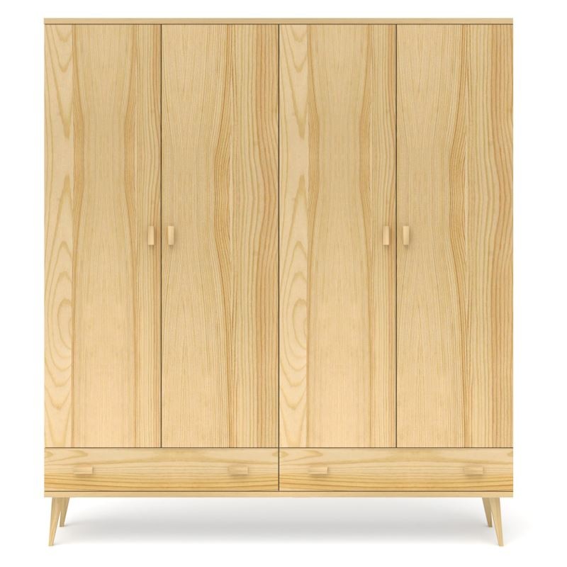 Szafa sosnowa S4N1 155/175x204x60 cm