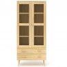 Witryna sosnowa WN02 79x204x42 cm