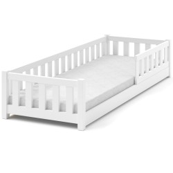 Białe łóżko dziecięce Topik 80x180 cm