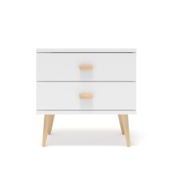 Biała komoda sosnowa KN01 59x58x42 cm