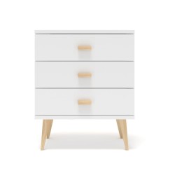 Biała komoda sosnowa KN02 59x75x42 cm