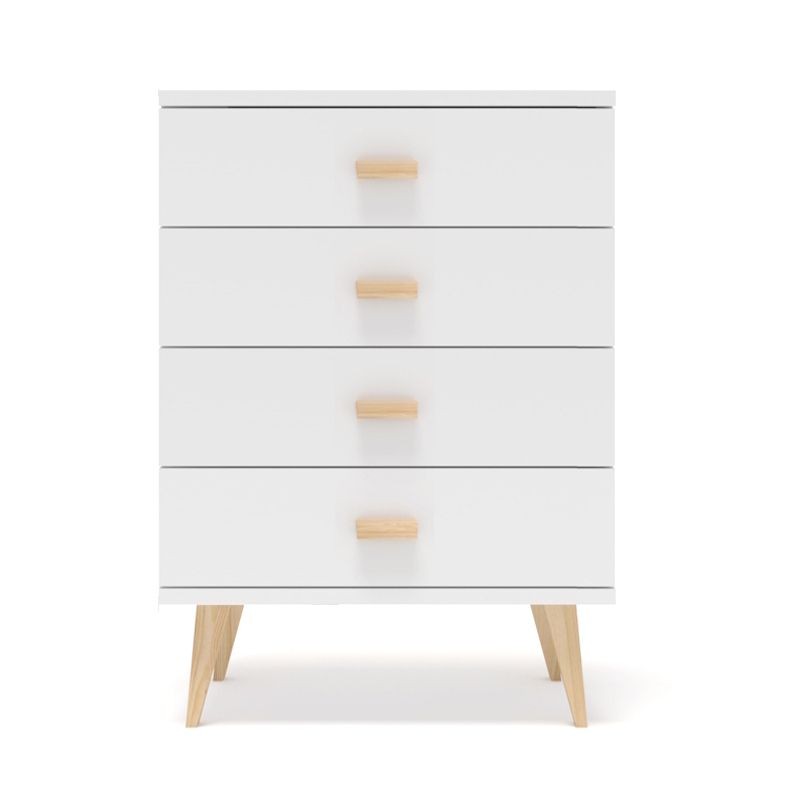 Biała komoda sosnowa KN03 59x92x42 cm