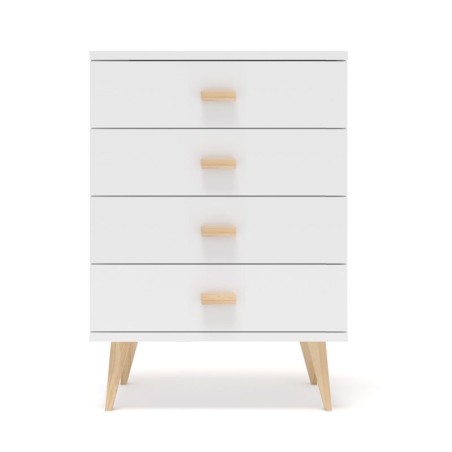 Biała komoda sosnowa KN03 59x92x42 cm