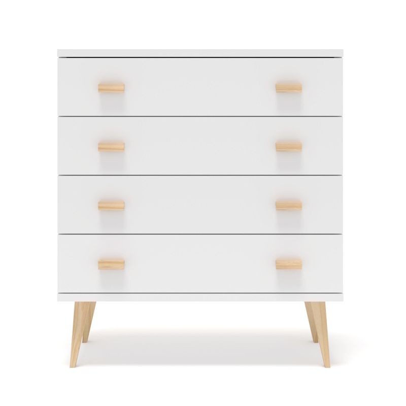 Biała komoda sosnowa KN07 79/99x92x42 cm