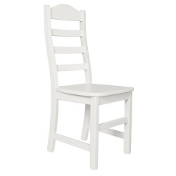 Białe krzesło sosnowe DURAN