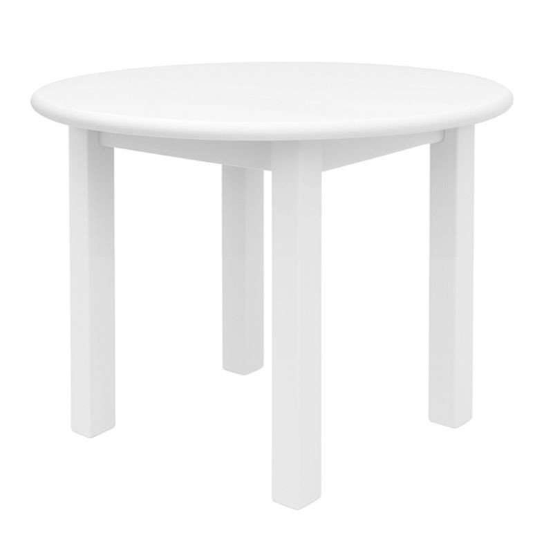 Biały stół sosnowy okrągły - różne wymiary