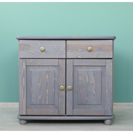 Komoda sosnowa K04 85x76x42 cm kolor SZARY