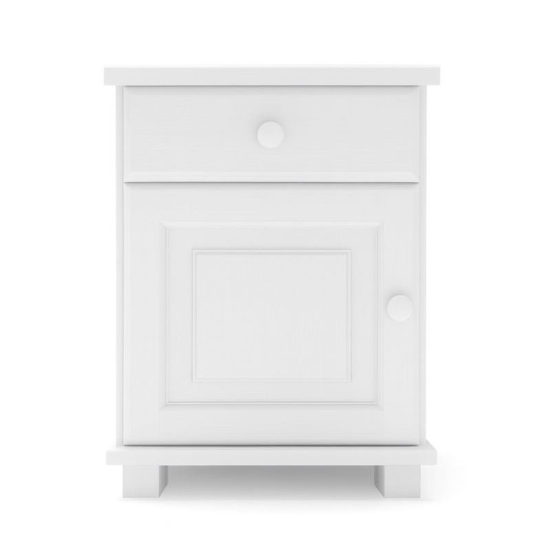 Biała szafka nocna sosnowa SN01-K