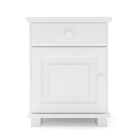 Biała szafka nocna sosnowa SN01-K