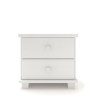Biała szafka nocna sosnowa SN05-K 42x41x35 cm