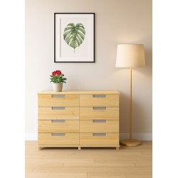 Komoda sosnowa KF4 160x100x42 cm