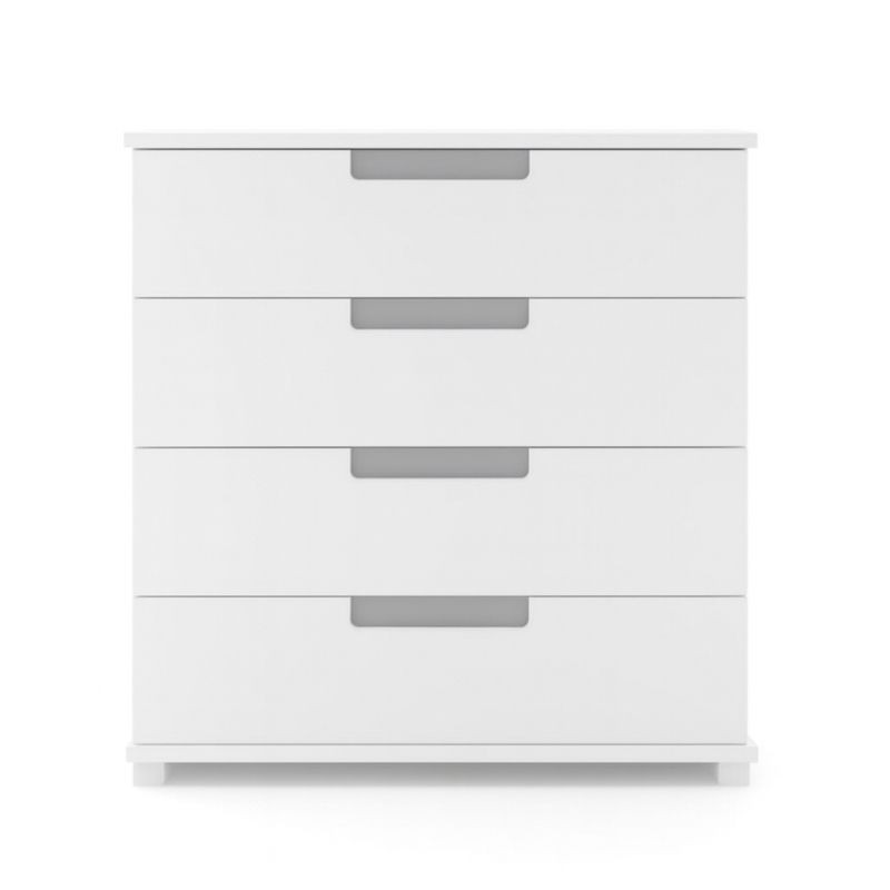 Biała komoda sosnowa KF2 100x100x42 cm