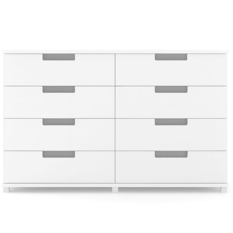 Biała komoda sosnowa KF4 180x100x42 cm