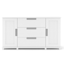 Biała komoda sosnowa KF5 120x80x42 cm