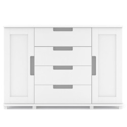 Biała komoda sosnowa KF6 140x100x42 cm