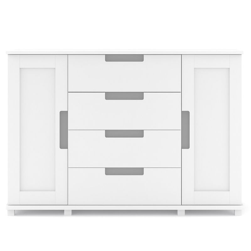 Biała komoda sosnowa KF6 160x100x42 cm