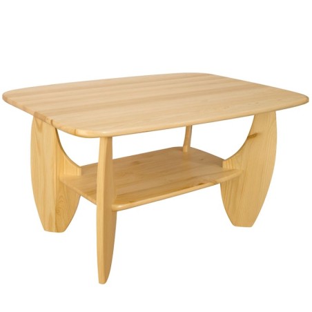 Ława sosnowa średnia 95x65x60 cm