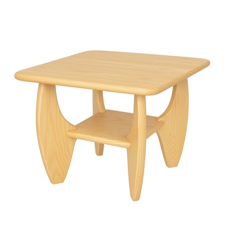 Ława sosnowa mała 65x65x60 cm