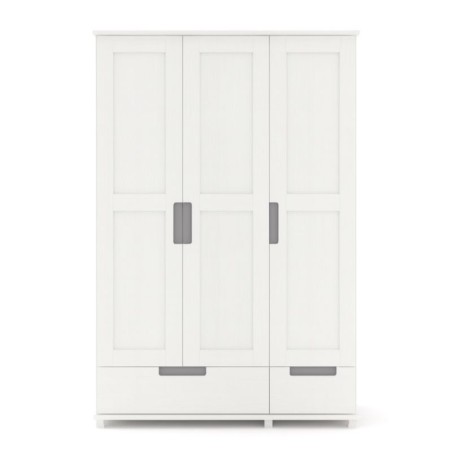 Biała szafa sosnowa SF2Z 120/133/150x190x60 cm