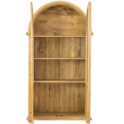 Witryna sosnowa woskowana WW06 107x195x43 cm