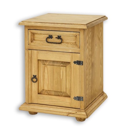 Szafka nocna sosnowa woskowana SNW01 45x60x43 cm