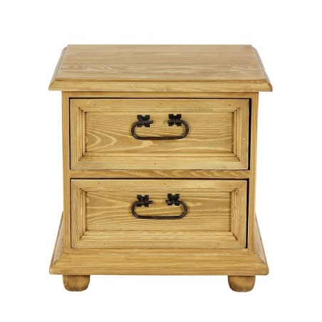 Szafka nocna sosnowa woskowana SNW02 50x51x43 cm